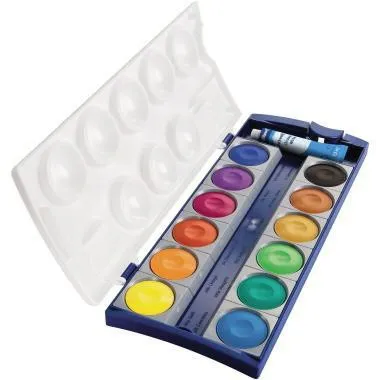 Pelikan Farbkasten 735K/12 720250 12Farben +Deckweiß