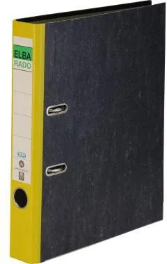 ELBA Ordner ELBArado 100022595 DIN A4 50mm Pappe gelb