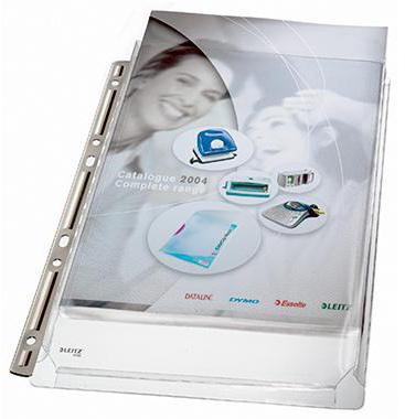 Leitz Prospekthülle Maxi 47553003 DIN A4 0,17mm PVC tr 3 St./Pack.