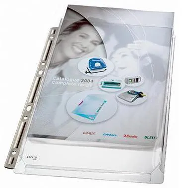 Leitz Prospekthülle Maxi 47553003 DIN A4 0,17mm PVC tr 3 St./Pack.