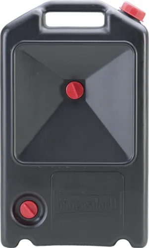 Ölwechselkanister 8l schwarz HDPE L300xB130xH500mm HÜNERSDORFF