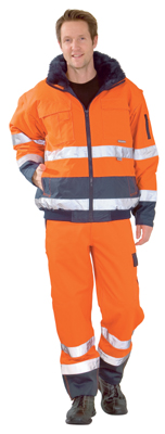 PLANAM Warnschutzpilotjacke COMFORT 4in1 orange/marine (2046)