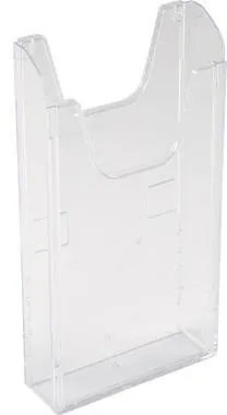 Exacompta Wandprospekthalter 62258D A6 hoch 1Fach transparent