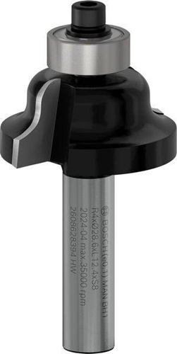 Bosch Profilfräser B Arbeits-L.12,7mm B.8mm L.54mm Schaft 8mm Radius 4mm