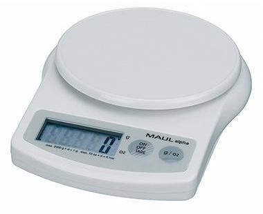 Briefwaage MAUL MAULalpha 12,4cm 2 g 2kg ohne MAUL