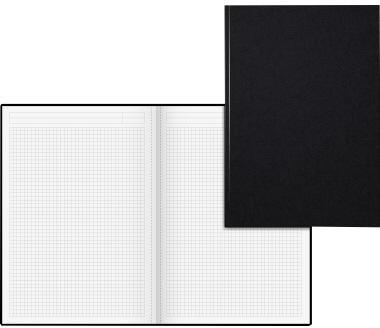 König Ebhardt Notizbuch 8655226 DIN A4 96Bl kar. schwarz