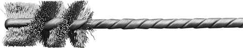 Düsenbürste D.19mm Schaft 3,8mm Drahtstärke 0,2mm STA 25mm LESSMANN