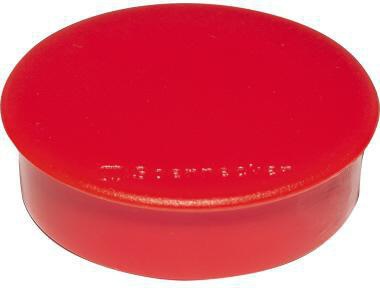 Soennecken Magnet 4887 rund 38mm 2,5kg rot 10 St./Pack.