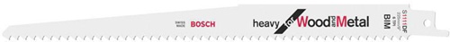 Bosch Säbelsägeblatt S 1111DF Heavy for Wood and Metal L.225mm Dicke 1,25mm BIM 2 St.