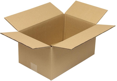 Faltkarton 2-wellig Maße 390x250x180mm Qualität 2.20BC braun TRANSPAK