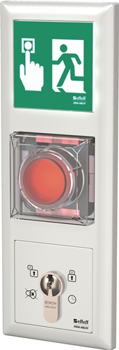 Fluchtwegsteuerung 1384 UP Steuerung integriert -5 b.+40GradC reinweiß