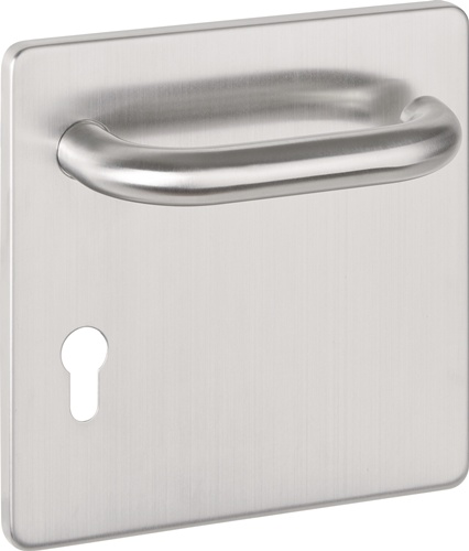 TECWERK Breitschildgarnitur NW-405-5 VA ma WC Breitschild-WC-Garnitur 