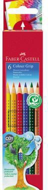 Faber-Castell Farbstift Colour GRIP 112406 farbig sortiert 6 St./Pack.
