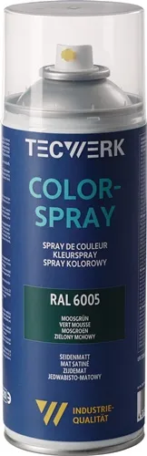 TECWERK Colorspray moosgrün seidenmatt RAL 6005 400ml Spraydose