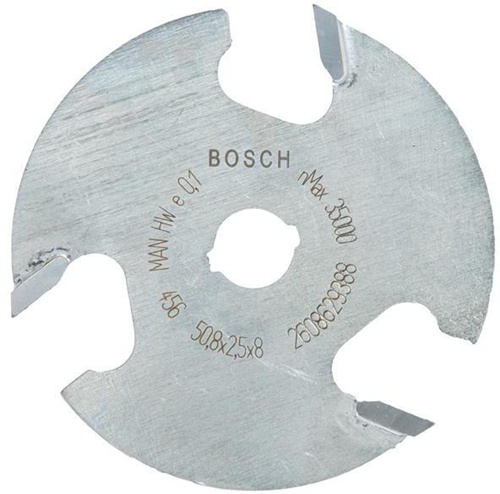 Bosch Scheibennutfräser Expert for Wood Arbeits-L.2,5mm D.50,8mm L.8mm Schaft8mm