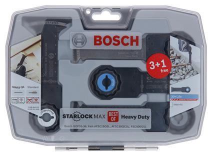 Bosch Sägeblatt-Set Best of Heavy Duty StarlockMax 4tlg. m.Wood and Metal MAIZ 32 APB