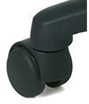 TOPSTAR Ersatzrolle 6993 für weiche Böden schwarz 5 St./Pack.