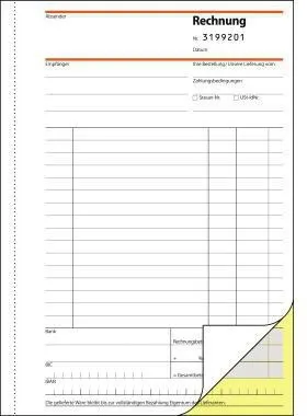 SIGEL Rechnung SD131 DIN A5 selbstdurchschreibend 2x50Blatt