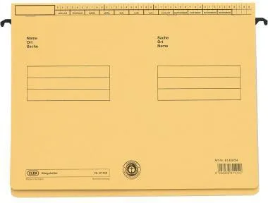 ELBA Hängehefter 100570004 DIN A4 kaufm./Amtsheftung Karton chamois