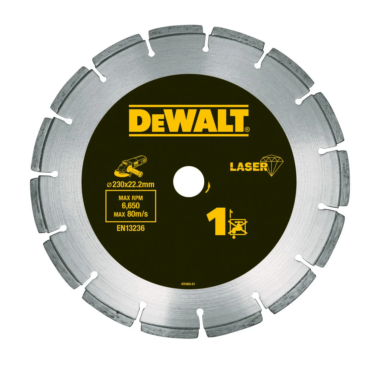 DEWALT DT3743-XJ Diamanttrennscheibe LaserHP1 230 mm