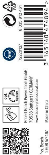 Bosch Metallbohrer PRO Metal Arbeits-L.43mm D.3,8mm L.75mm 10St.