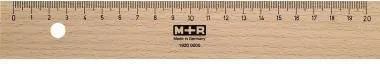 M+R Lineal 719200000 20cm Buchenholz naturbelassen