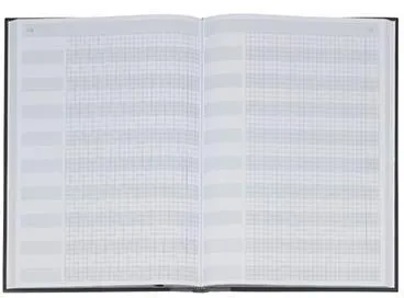 König & Ebhardt Protokollbuch 8655223 DIN A4 kariert 96Bl. sw