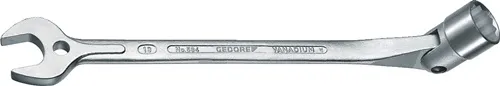 Maulsteckschlüssel 534 SW 10mm Gesamt-L.179mm m.bewegl.Steckschlüsselende GEDORE