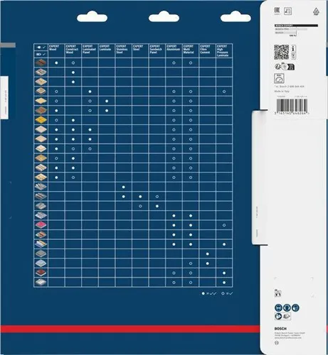 Bosch Kreissägeblatt Expert for Wood D.300mm Bohrung 30mm 100Zähne Zahform WZ