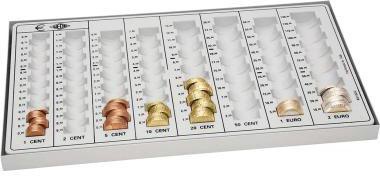 WEDO Geldzählbrett Kompakt 160800037 33,3x18,3x3,1cm lichtgrau