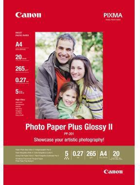 Canon Fotopapier Plus Glossy II 2311B019 DIN A4 weiß 20 Bl./Pack.