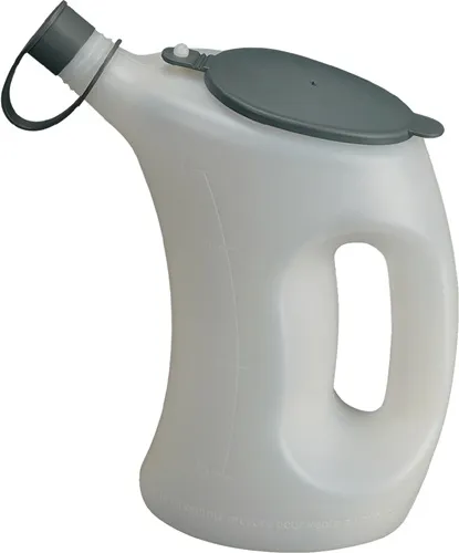 Messbecher 3l m.Schutzdeckel/Schutzkappe am Auslauf HDPE PRESSOL