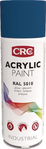 Farbschutzlackspray ACRYLIC PAINT enzianbl. glänzend RAL5010 400ml Spraydose CRC