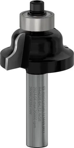 Bosch Profilfräser B Arbeits-L.12,7mm B.8mm L.54mm Schaft 8mm Radius 4mm