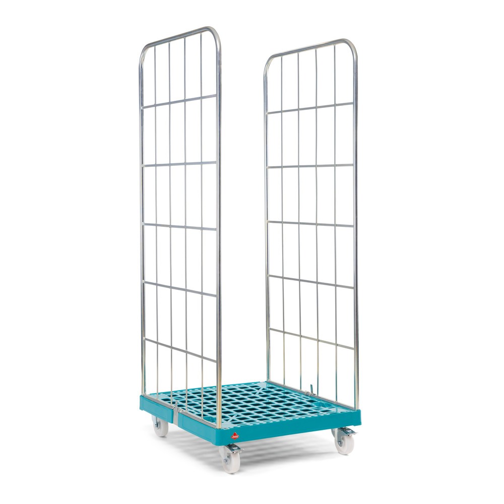 Ameise® Rollbehälter, 2-seitig, grobmaschig, galvanisch verzinkt