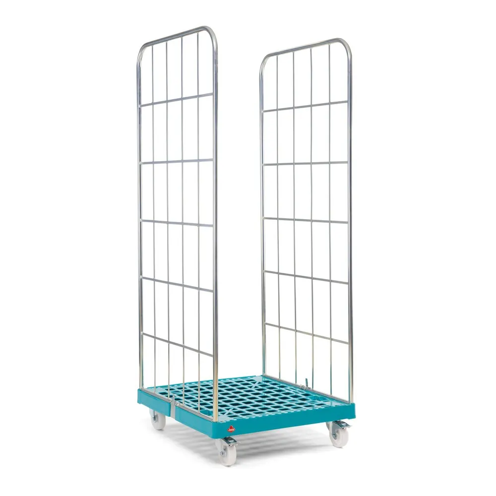 Ameise® Rollbehälter, 2-seitig, grobmaschig, galvanisch verzinkt