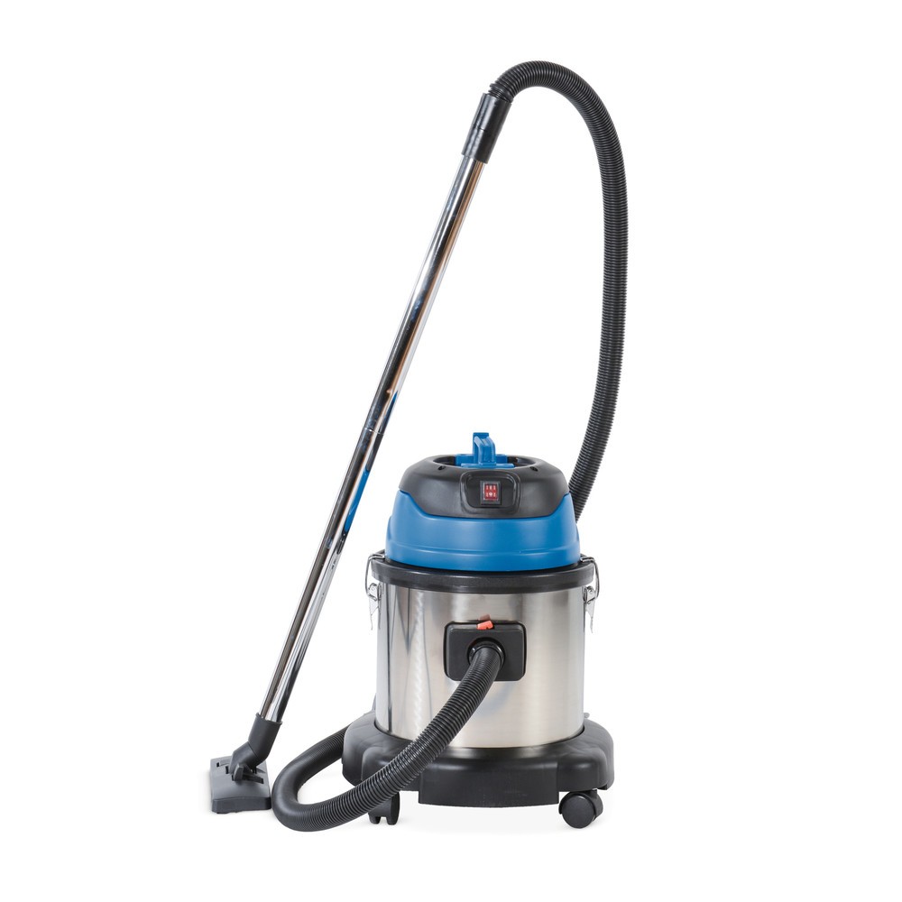 HEMMDAL Industriesauger, nass + trocken, Edelstahlbehälter, 1.300 W, 15 l