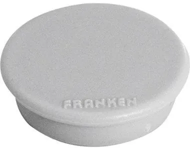 Franken Magnet HM20 12 rund 24mm grau 10 St./Pack.