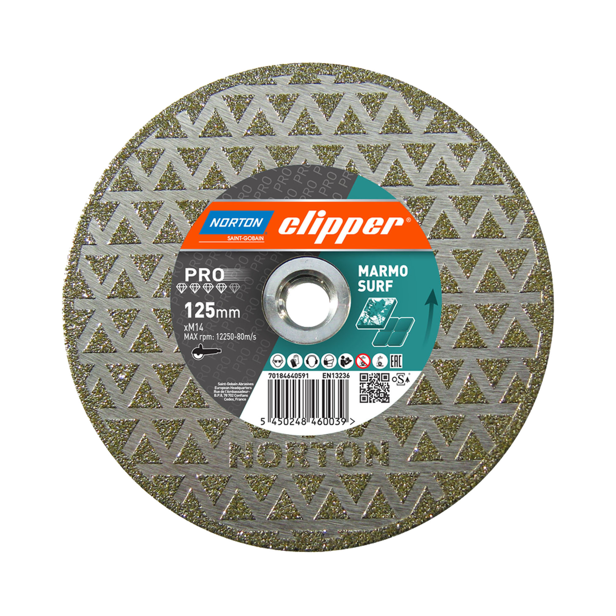 Norton Clipper Diamanttrennscheibe Pro Marmo Surf - 230 mm  x  70/22,23
