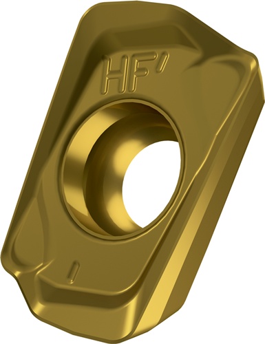 Fräswendeschneidplatte ISO ADEX 070206SR-HF:M8340 D.2,2mm PVD beschichtet Gold