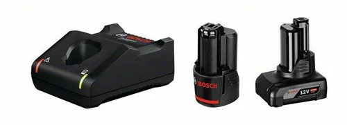 Bosch Akku-Starter-Set Sp.12V Kap.2 Ah / 4Ah Ladestrom 4A Li-Ion m.Ladegerät