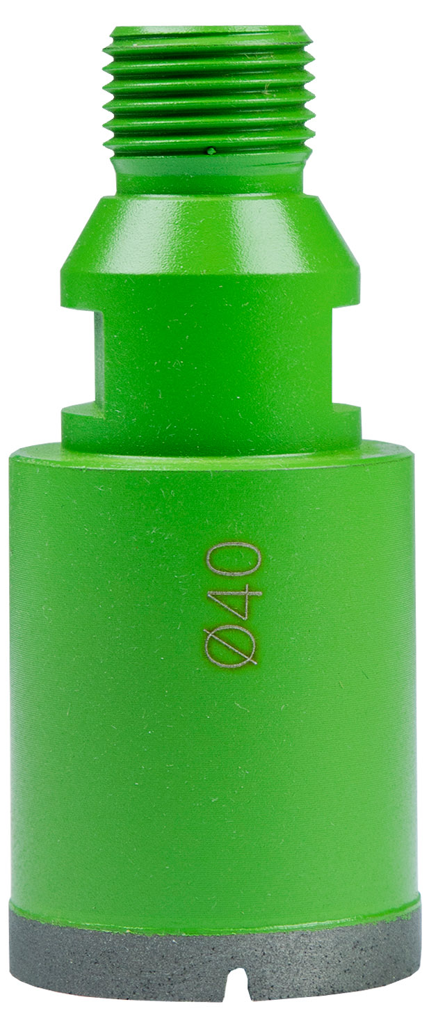 EIBENSTOCK Diamant-Nass-Bohrkrone R½", Ø 40 mm, 40 mm Nutzlänge, Ring