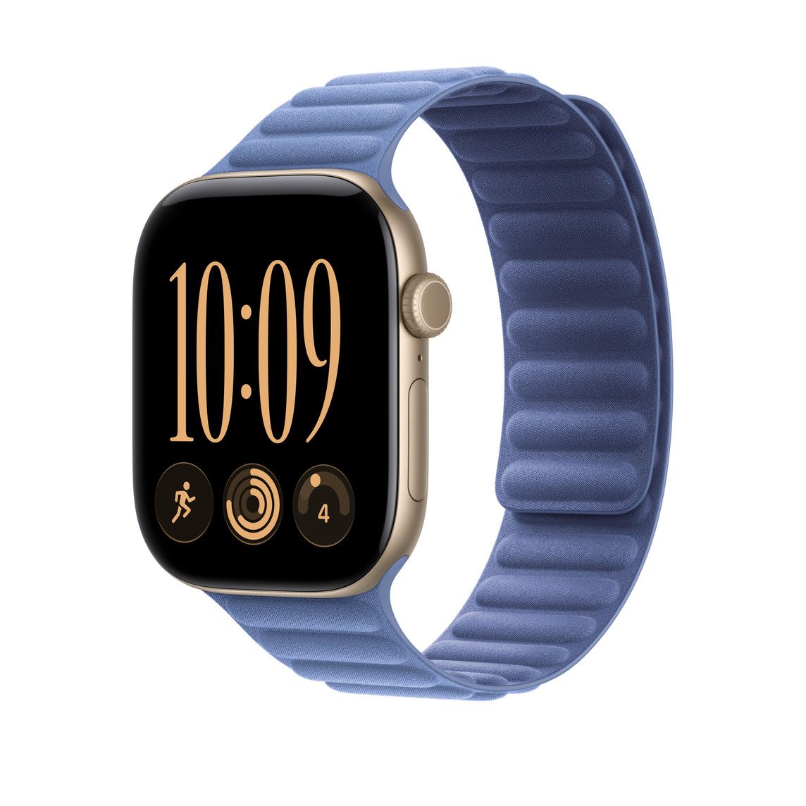 Apple Armband mit Magnetverschluss, Hyazinthenblau, 42mm (Series 10/11/12), S/M
