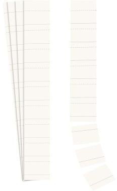 Ultradex Einsteckkarte Planrecord 140608 60x32mm weiß 90 St./Pack.