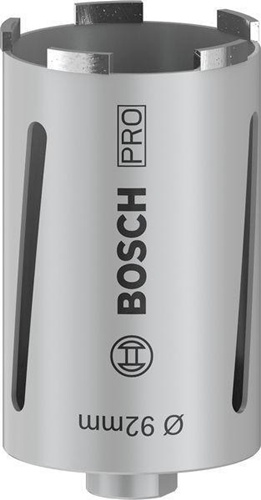 Bosch Diamanttrockenbohrkrone PRO Arbeits-L.92mm D.150 G 1/2Zoll 5 Seg.