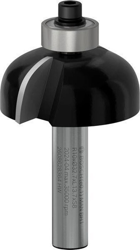 Bosch Hohlkehlfräser Arbeits-L.14mm D.32,7mm L.55mm Radius 10mm Schaft 8mm