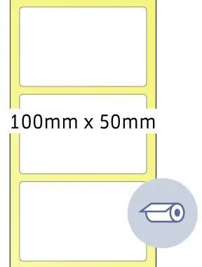 HERMA Rollenetikett 4090 Thermo 100x50mm weiß 2.000 St./Pack.
