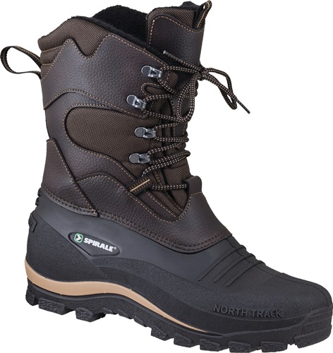 Winterschnürstiefel Bernd Gr.44 braun/schwarz Webpelzfutter SPIRALE