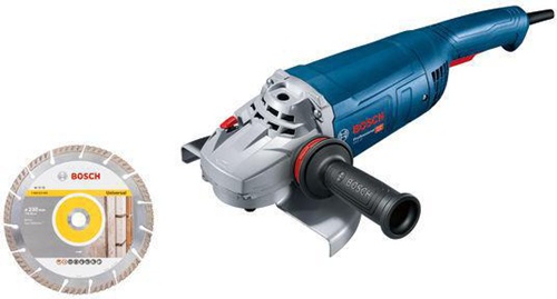 Bosch Winkelschleifer GWS 22-230 J-Set 230V 2200W Scheiben-D.180mm m.Trennscheibe
