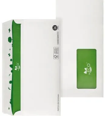 beECO Briefumschlag 02720161 lang mF hk ws 500 St./Pack.
